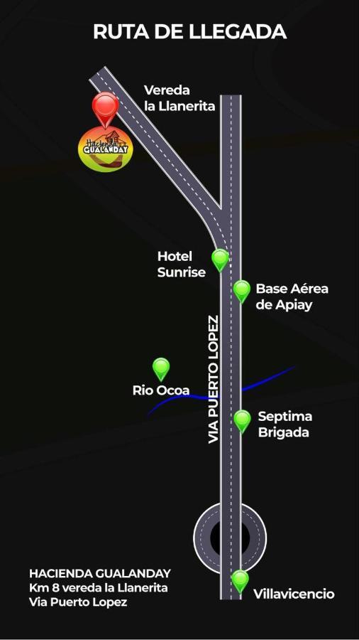 Hotel Hacienda Gualanday Apiay Bagian luar foto